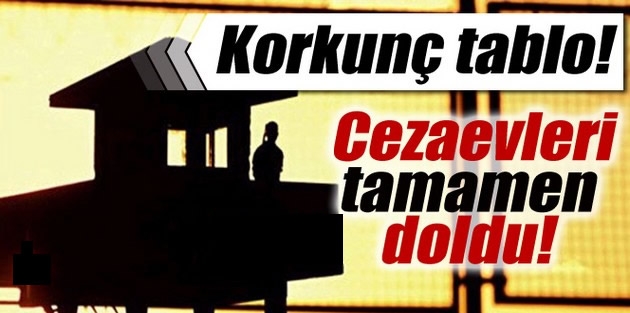 Türkiye’de cezaevleri tamamen doldu