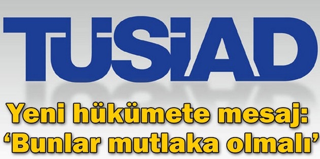 TÜSİAD'dan açıklama