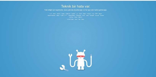 Twitter'a erişilemiyor, Twitter çöktü mü?