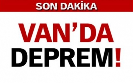 Van'da 4.6 şiddetinde deprem