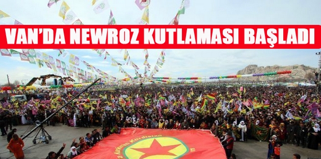 Van’da Newroz kutlaması başladı