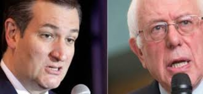 Wisconsin'de zafer Cruz ve Sanders'ın