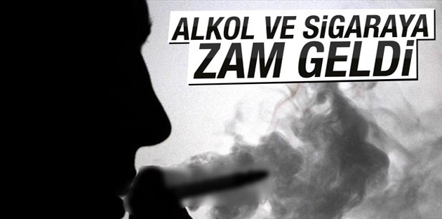 Yeni yılla birlikte alkol ve sigaraya zam