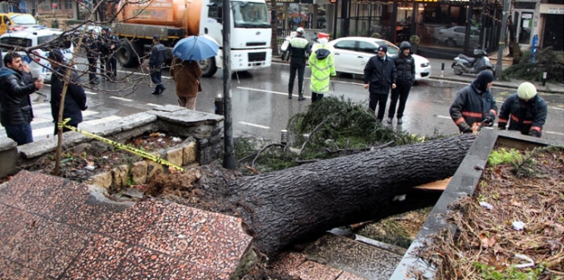 Yer: Bağdat caddesi!.. Biri yolun ortasına, diğeri aracın üstüne devrildi!