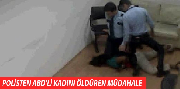 Yere yatırdılar,sırtına bastırdılar ve ölümüne neden oldular