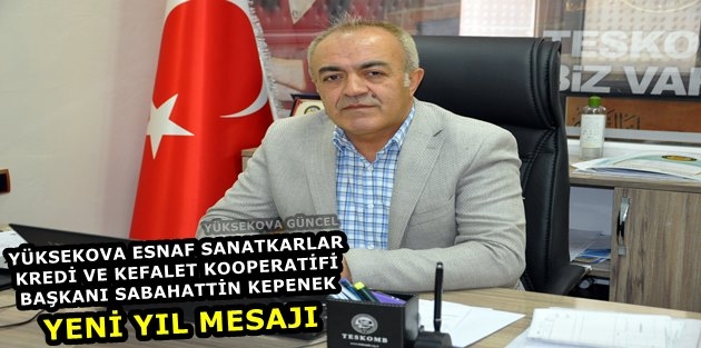 YESKOOP Başkanı Kepenek'ten yeni yıl mesajı