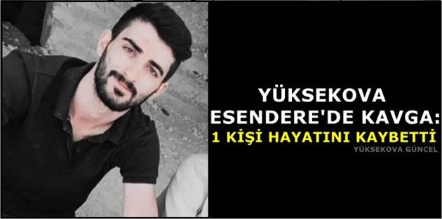 Yüksekova Esendere'de Kavga: 1 Kişi Hayatını Kaybetti