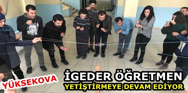 Yüksekova: İGEDER öğretmen yetiştirmeye devam ediyor