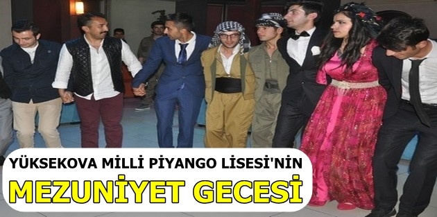 Yüksekova Milli Piyango Lisesi'nin mezuniyet Gecesi