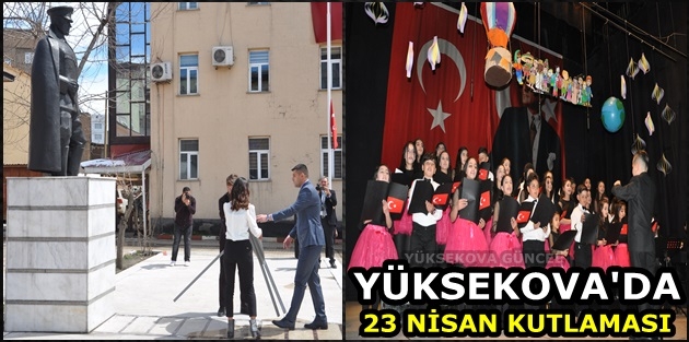 Yüksekova'da 23 Nisan Kutlaması