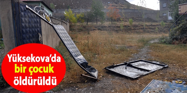 Yüksekova’da bir kişi öldürüldü