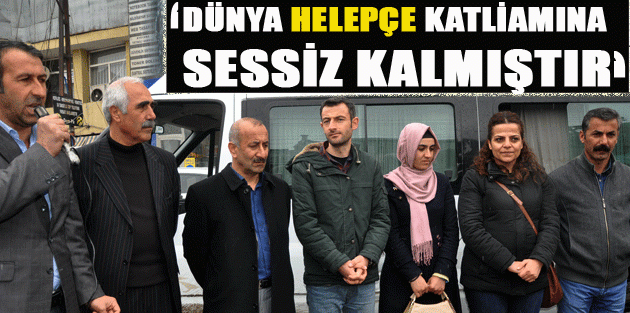 Yüksekova'da Halepçe Katliamı Kınandı