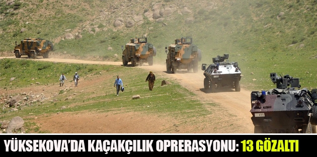 Yüksekova’da gözaltı operasyonu