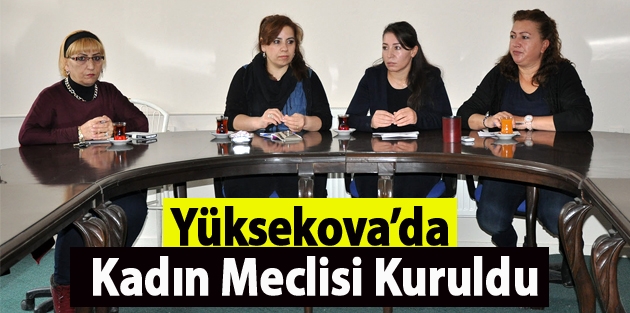 Yüksekova’da Kadın Meclisi Kuruldu