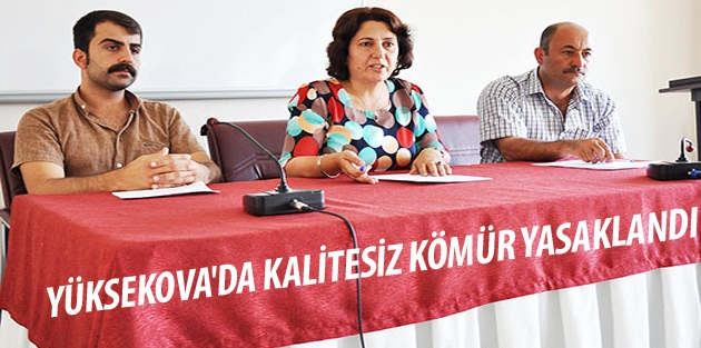 Yüksekova'da Kalitesiz Kömür Yasaklandı