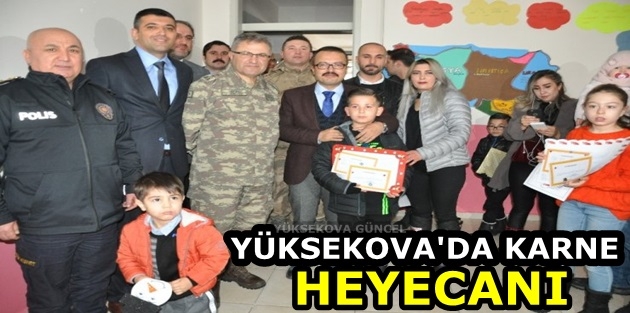 Yüksekova'da Karne Heyecanı