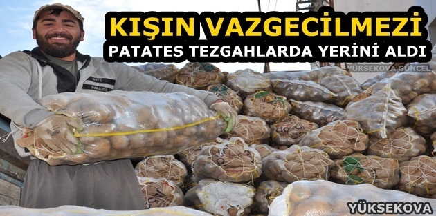 Yüksekova'da Kışın Vazgeçilmezi..! Patates