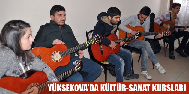 Yüksekova'da Kültür-Sanat Kursları