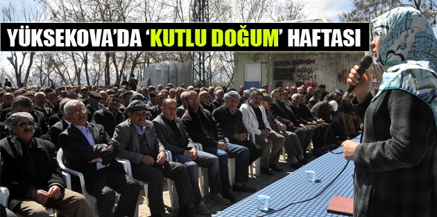 Yüksekova’da Kutlu Doğum Haftası