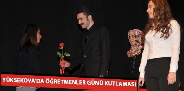 Yüksekova’da Öğretmenler Günü Kutlaması