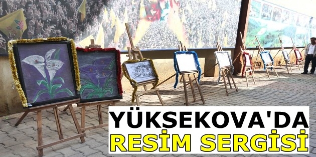 Yüksekova'da resim sergisi açıldı