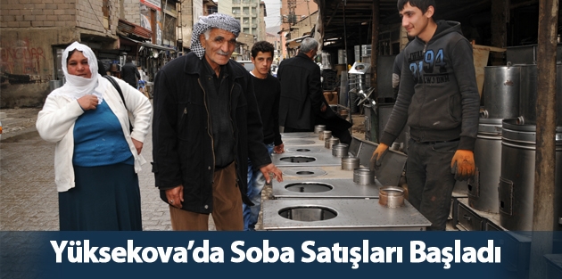 Yüksekova'da Soba Satışları Başladı