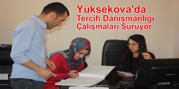 Yüksekova'da Tercih Danışmanlığı Çalışmaları Sürüyor