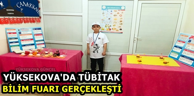 Yüksekova'da Tübitak Bilim Fuarı Gerçekleşti