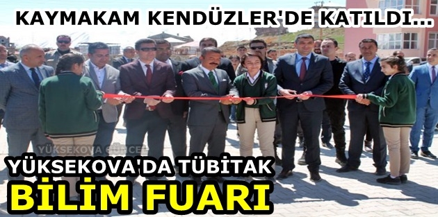 Yüksekova'da Tübitak Bilim Fuarı