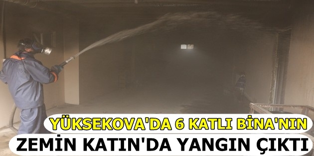 Yüksekova'da yangın