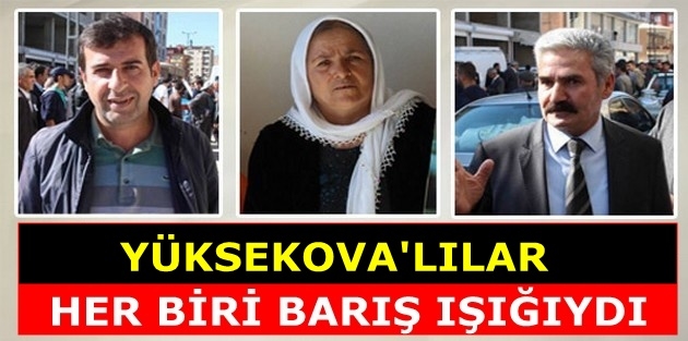 Yüksekovalılar: Katledilenlerin her biri barış ışığıydı